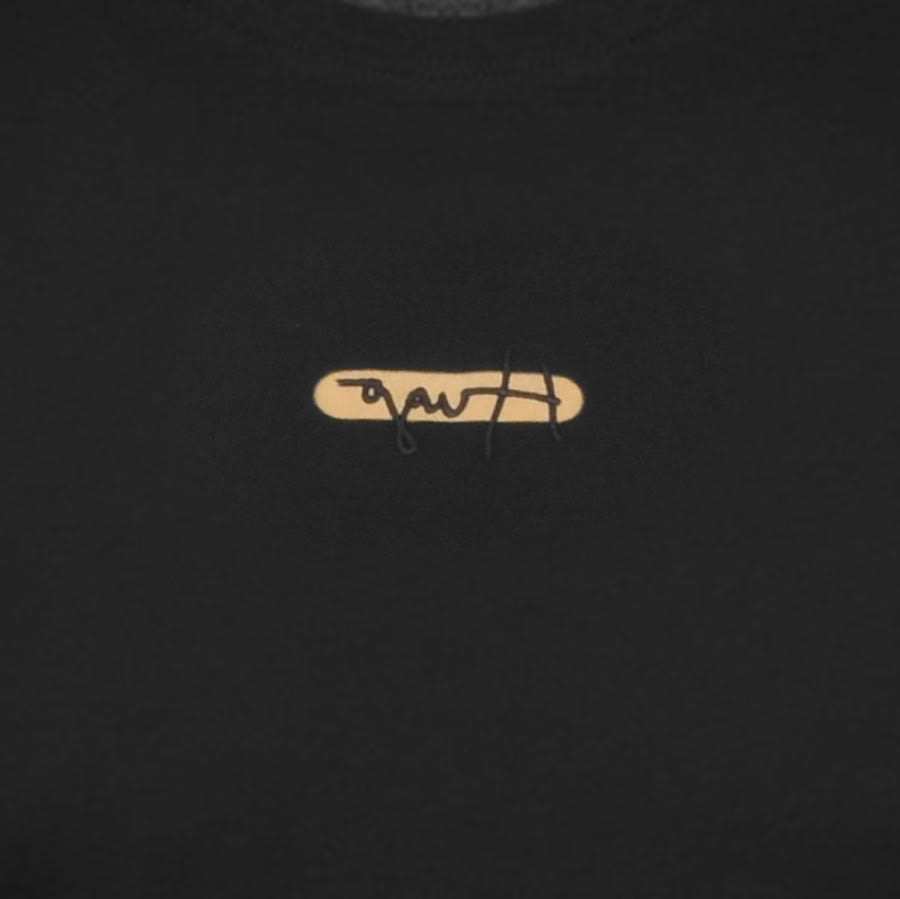 Alternative Image for ProductHUGO Durned Crew Neck T Shirt Black3